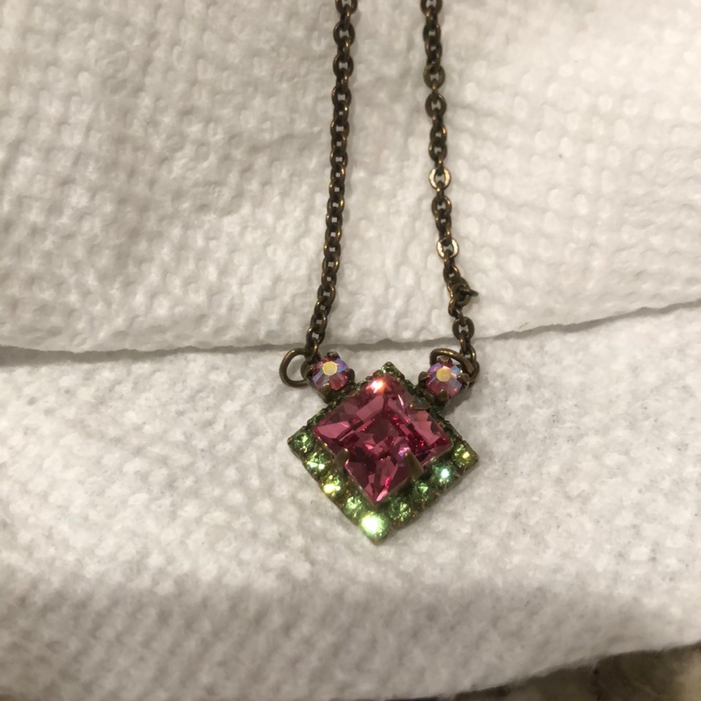 Pink and green Sorelli necklace